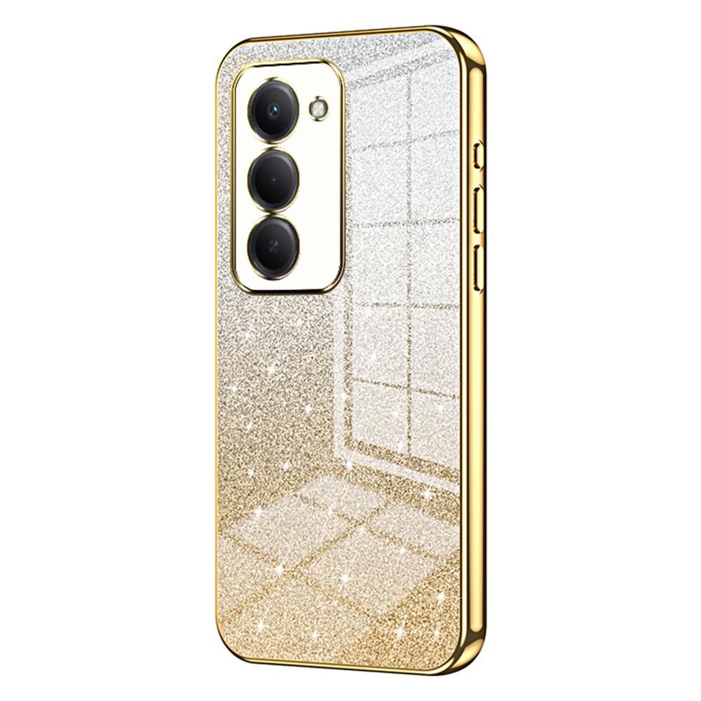 Phone Case For Xiaomi Redmi 15 5G (EU) (171mm) / 15 4G (EU) (171mm) Electroplating Gradient Glitter TPU Phone Cover