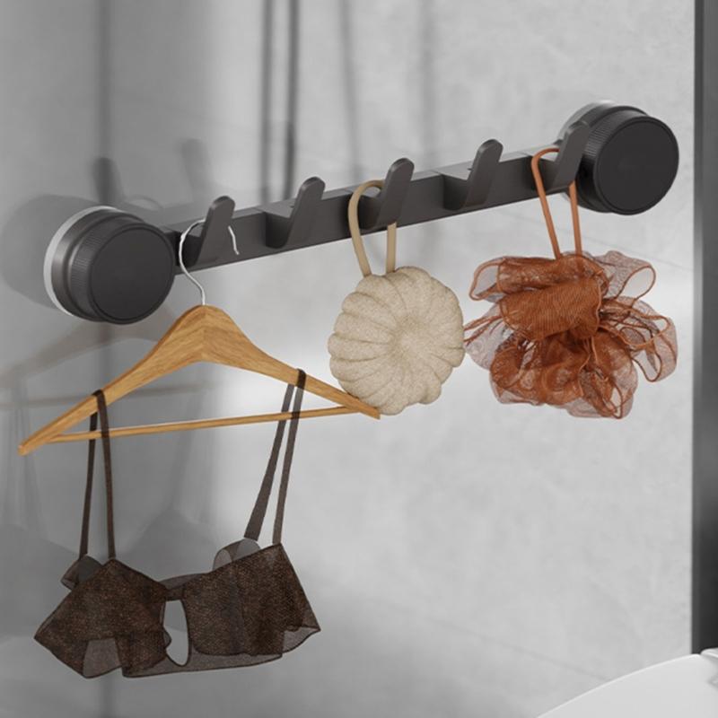Multipurpose Suction Hooks For Door Walls No Damage Installation Holds Towels Clothes Hangers Bathroom Organizers