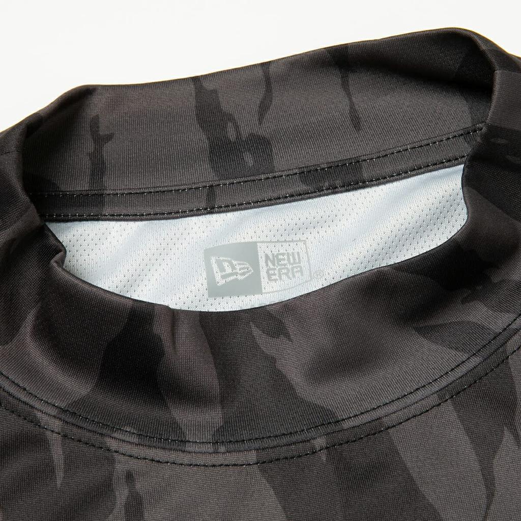 New Era Golf Short Sleeve Size Mid Neck TCAMO BLK T-Shirt, Camo, Black, S, GF, SS, Tee,
