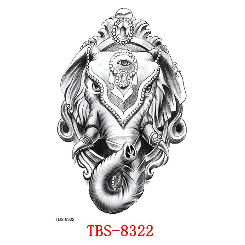 Waterproof Tattoo Sticker, Totem Character Tattoo Sticker Tattoo