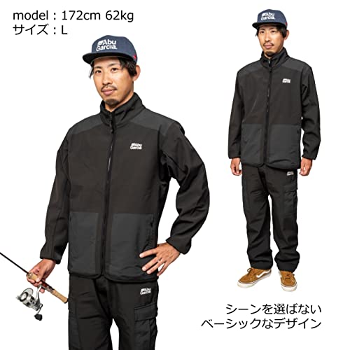 AbuGarcia Windproof Stand Collar Blouson Black XL
