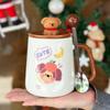 Weihnachtsgeschenk Mädchen Keramiktasse süße Tasse Souvenir praktisch Kinder neue Wassertasse 2025 Jungen
