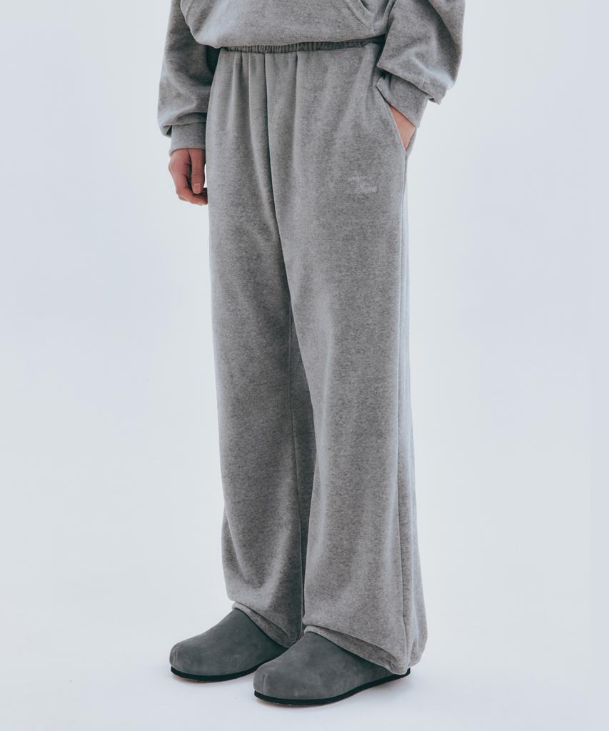 Deodeulimeo Soft Velvet Sweatpants Melange Gray