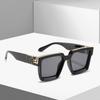 New Cross-Border Large Square Frame Sunglasses for Men & Women - Fashionable Street Style