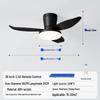 2025 Silent Nordic Ceiling Fan Light for Small Apartments & Bedrooms