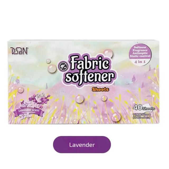 Laundry Fabric Softener Dryer Sheets Reduce Static & Wrinkles Help Repel Pet Hair Fragrance Clothes Paper Aromatherapy Paper