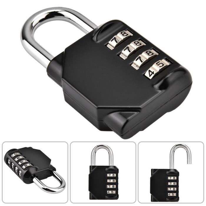 Cadenas de mot de passe, cadenas industriel à 4 chiffres pour gymnases