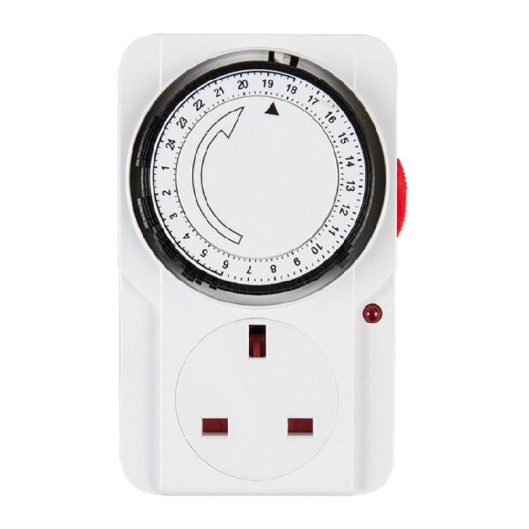 24 Hour Timer Switches Plug for Daily Appliance Scheduling, 24 Hour Cycle with Precise 15 Minutes Setting