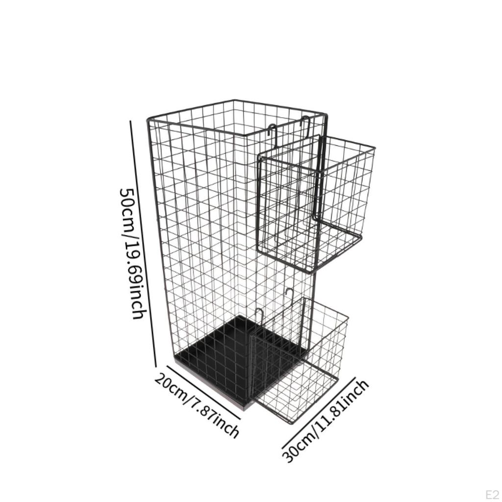 Umbrella Holder Space Saving Freestanding Convenient Storage Organizer for Entryway Hotel