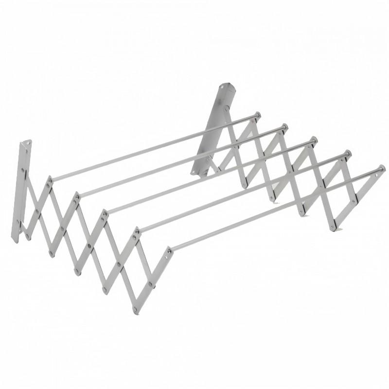Wall-Mounted Folding Retractable Clothes Drying Rack Aluminum Towel Holder Balcony Bathroom Modern Minimalist