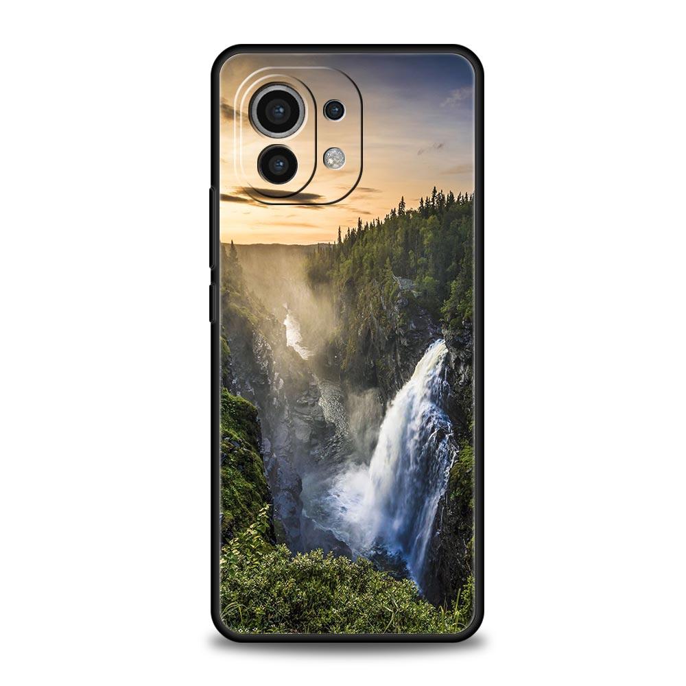 Für Xiaomi Mi 13 12T 12 Lite 11 Ultra 10T 11T Pro 9T Telefon Fall Wald Strand sonnenaufgang Natur Poco X3 NFC X4 F3 F4 M3 M4 5G Abdeckung