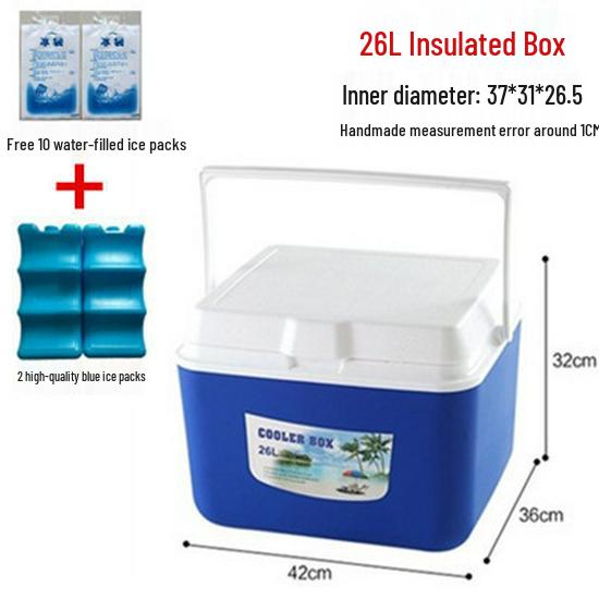 Tragbare isolierte Frischhaltebox für kleine Kühlschränke, den Außenbereich, zum Angeln und für unterwegs