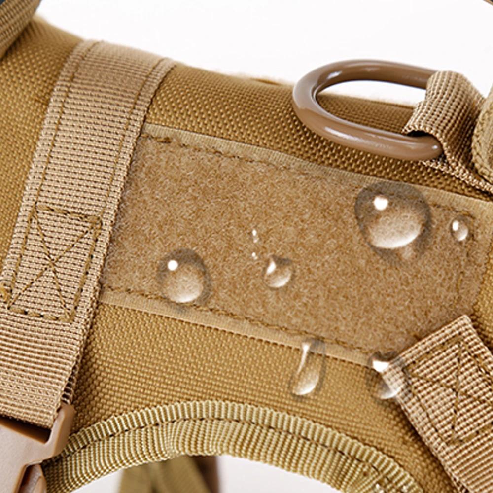 Tactical Puppy Harness Leash Set For Small Dogs Adjustable Cat Harnesses Vest For Training Walking Military Cats Dog Accessories