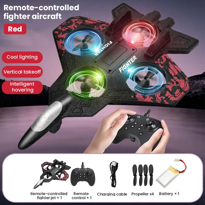 2.4G Remote Control Aircraft RC Foam Stunt Roll Plane Fixed-Wing Model Airplanes with Lights RC Drone Children Toys Xmas Gifts