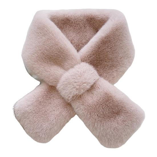 

Женский шарф на шею однотонный мягкий на ощупь теплый ветрозащитный холодостойкий обертывание для шеи утолщенный холодостойкий розовый