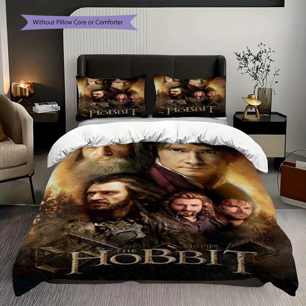 The Hobbit Journey Threepiece Set 1 Duvet Cover 2 Pillowcase Without Core Bedding Set Duvet Cover And Pillowcase Soft And Comfortable