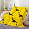 Cartoon Dinosaur Throw Blanket Soft Flannel Blanket for Chair Travelling Camping Kids Adults Bed Couch Cover Winter Queen King
