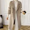 Warm Winter Wool Coat 100 Percent Wool Long Overcoat Handmade Pea Coat Autumn Women Jacket