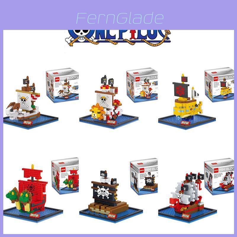 One Piece Pirate Boat Building Block Toy Mini Figure Collection Gift For Kids