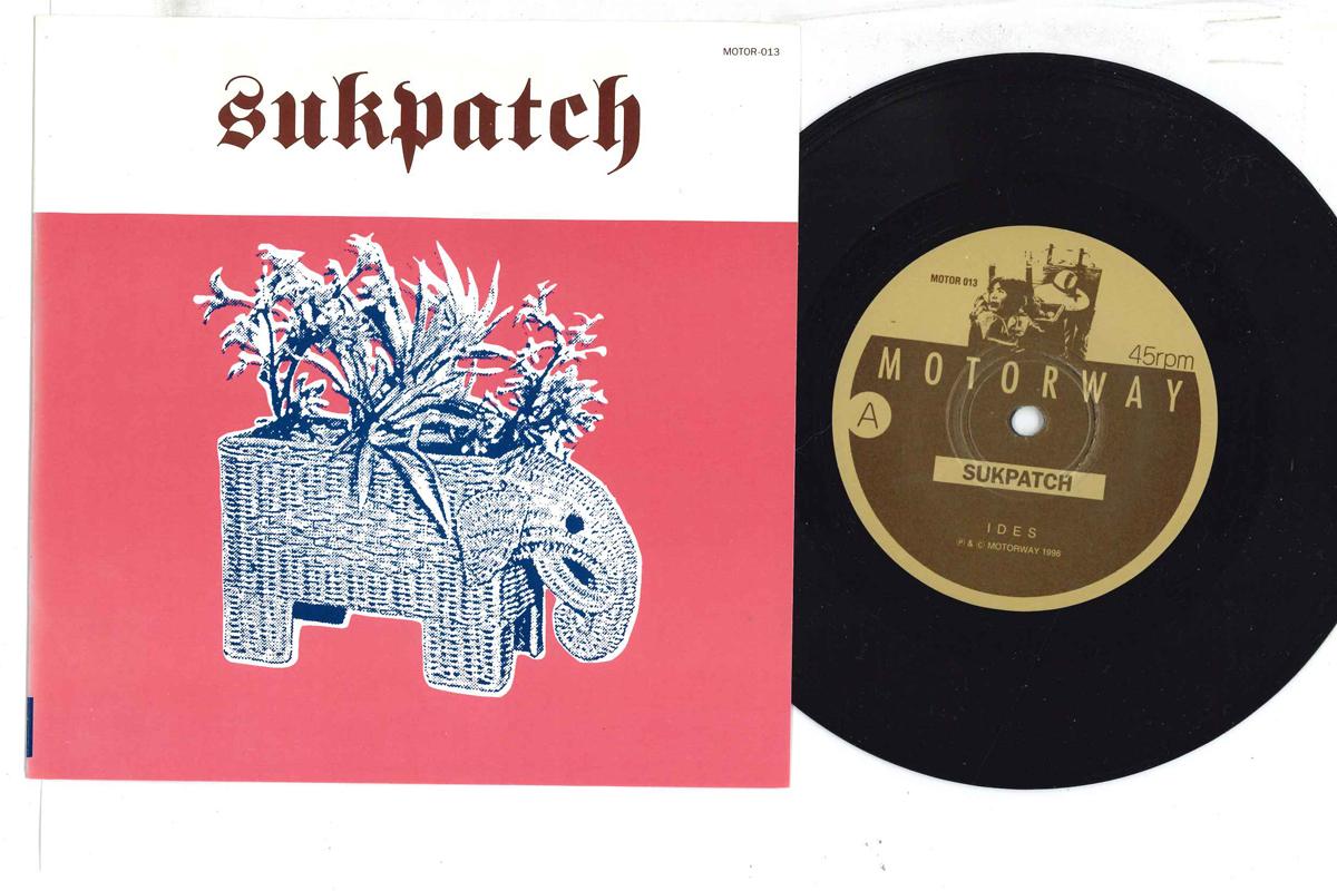 

7inch Record SUKPATCH - Ides / Broken Facility MOTOR013 MOTORWAY 1996 Japan Rock Used