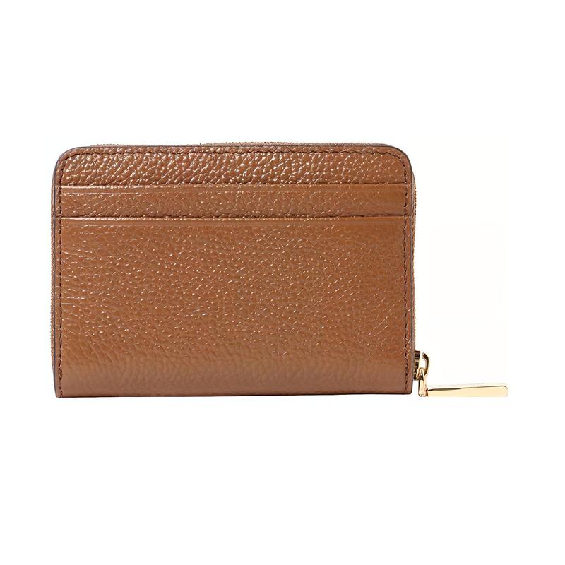 MICHAEL KORS Fashionable and simple metal letters, cowhide wallet, same style for men and women, couple model, brown