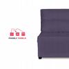 Fold-out Armchair Sleeping Function KIMO Bedding Container Family Furniture Navy Blue