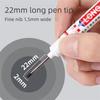 1/8/10PCS Deep Holes Markers 2cm Long Tip Markers for Metal Carpenter Non-deletion Against Water Metal Marker Pen YQB01