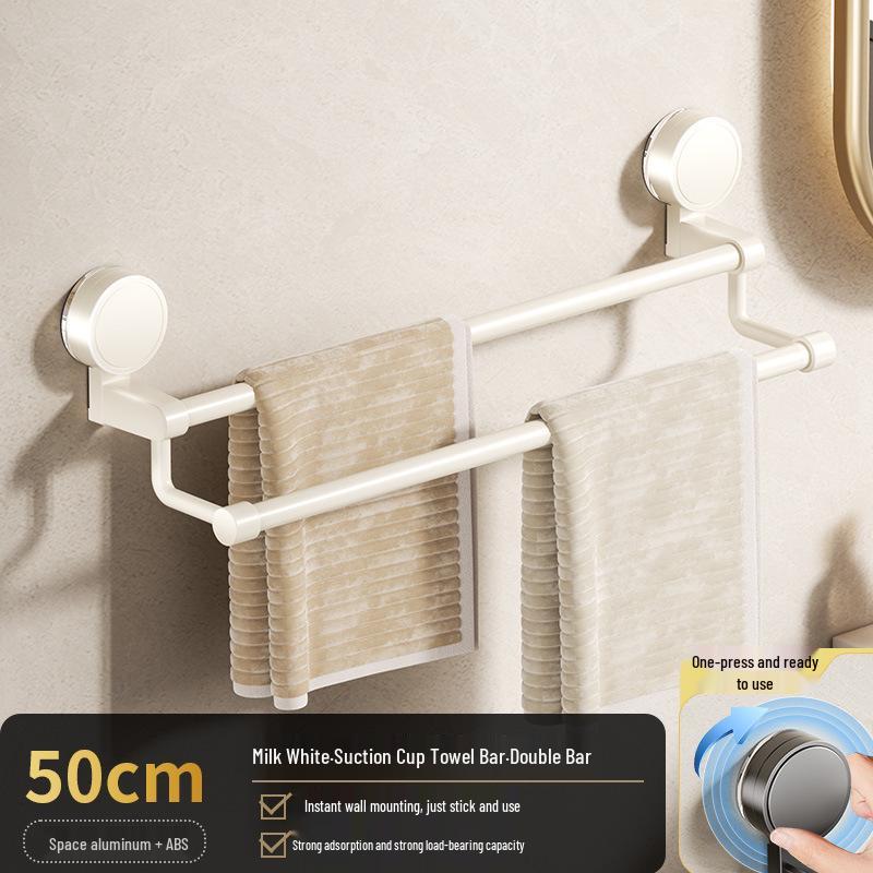Bohrfreier Saugknopf-Handtuchhalter & Wandregal für Badezimmer