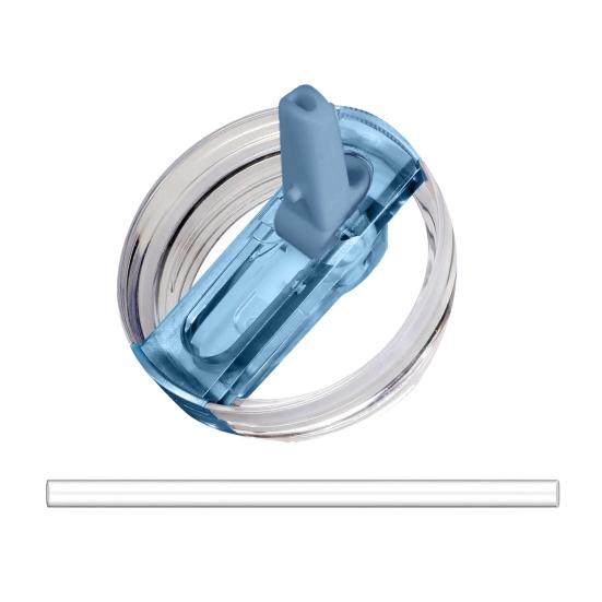 Flip Straw Lid for 40 Oz Tumbler Leak Proof Replacement BPA-Free Reusable Cup Lid for Water Juice Milk Tea