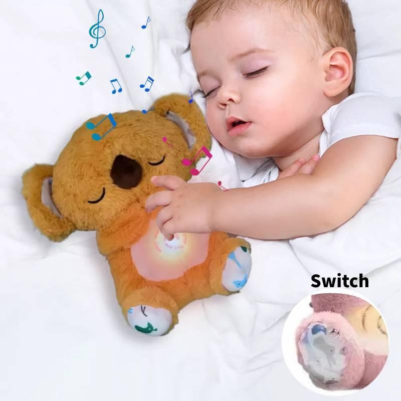 Adorable Pink Koala Sleep Aid Plush Toy With Soothing Music For Babies