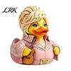 Collectible Duck Gifts for Musicians Charming Novelty Ornament, Musical Theme with Guitar Sculptural Statue Desk Decor, Decorative Sculpture