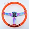 350mm Refitting Racing Sports Steering Wheel Universal Transparent Acrylic Steering Wheel