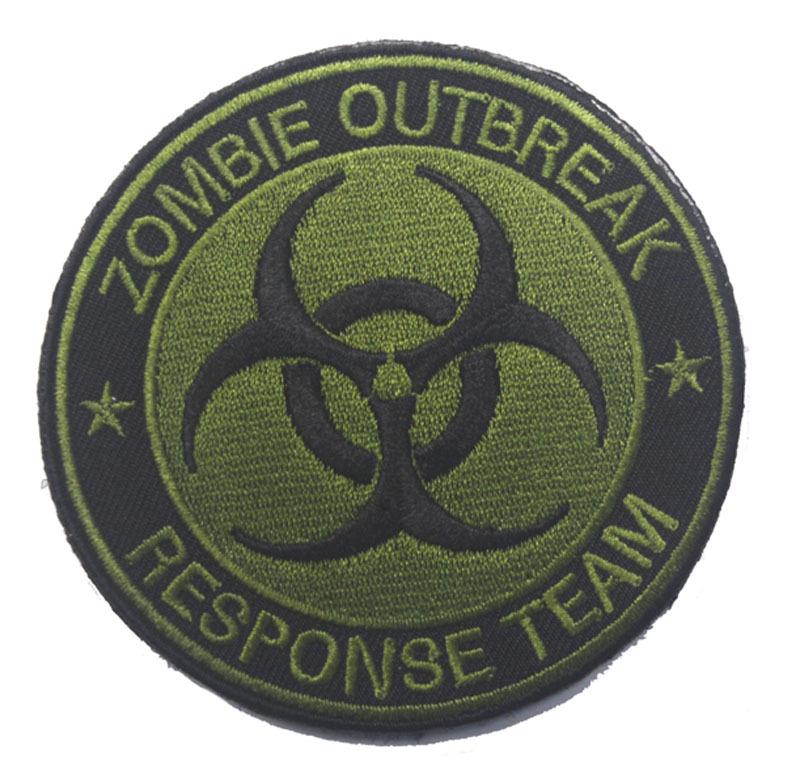USS Zombie Response Team Armband Patch - Resident Evil Stickerei Klettverschluss