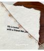 Cui Yan S925 Sterling Silver Starry River Necklace - Tearful Sky Stars Trendy Fashion Clavicle Chain for Women
