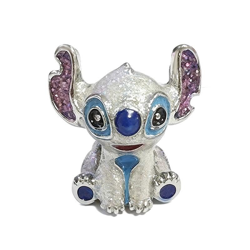 European Style Stitch Charm Beads for Jewelry Making, Pandora Compatible Alloy Enamel Stitch Dangle Charms, DIY Bracelet Necklace Accessories