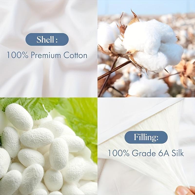 Mulberry Silk Quilt Is 100% Natural Silk Filling In All Seasons. It Is Portable, Breathable And Luxurious