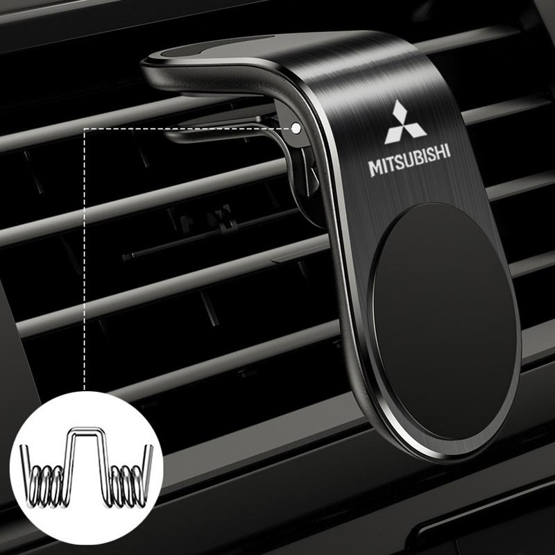 For Mitsubishi Outlander Lancer Ex Evo ASX L200 Colt Pajero Car Phone Holder Magnetic Car Phone Mount Air Vent Cell Phone Holder