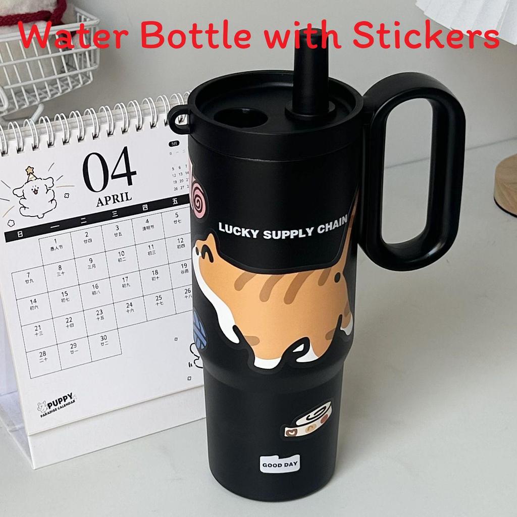 Summer Cooling Water Bottle With Handle 316 Stainless Steel Insulated Cup For Home Outdoor Car Use