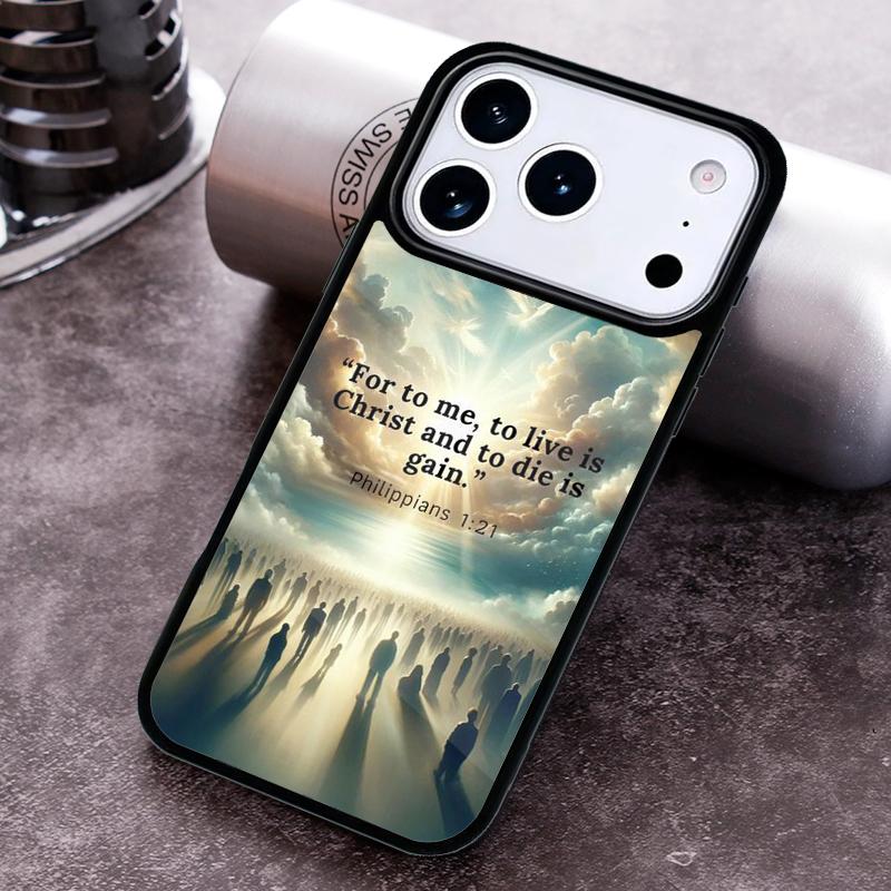 Bible Verse Christian Quote Phone Case For iPhone 17 16 15 14 13 12 11 Pro Max Plus 17Air Soft Silicone Cover