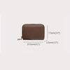 First Layer Cow Leather Card Holder Women Genuine Leather Card Bags For Business Credit ID Cards Driving License Coin Purse