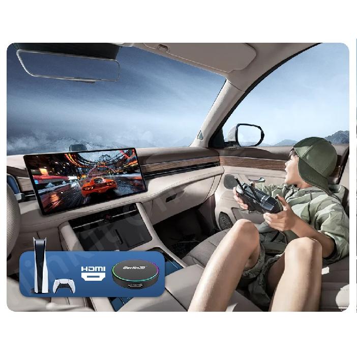 CarlinKit 4.0 Pro CarPlay to CarPlay Android auto Wireless Adapter HDMI Input Support Tv Stick Tv Box PS4 PS5 Xbox Mini PC