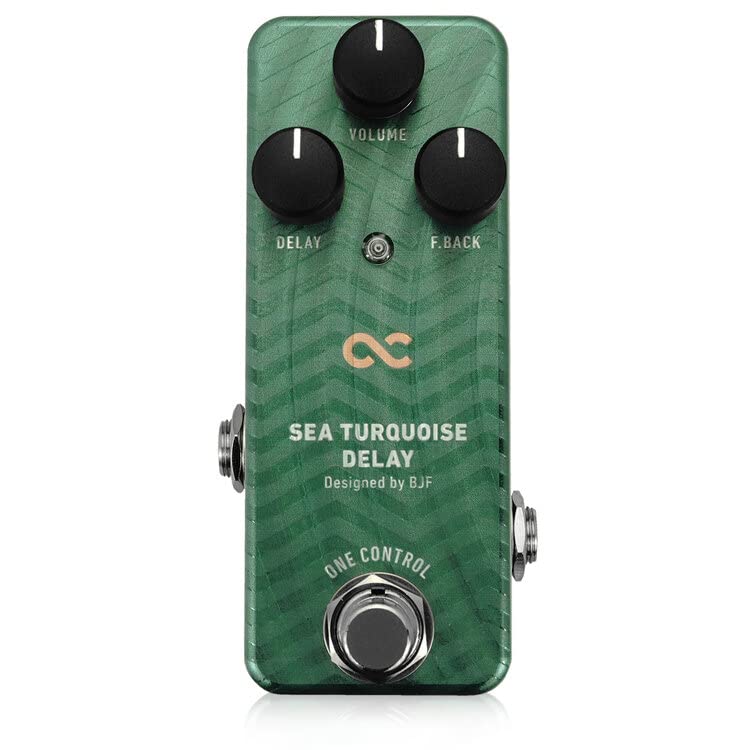

Гитарный эффектор задержки One Control SEA TURQUOISE DELAY зелёный