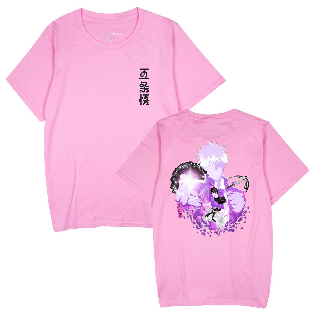 Jujutsu Kaisen Shirts Round Neck Short Sleeve Funny Clothes Jujutsu Kaisen Cartoon Printed Unisex T-Shirt