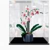Acrylic Clear Display Case for Lego 10311 Orchid Display Box,Building Block Collectibles Transparent Dustproof Showcase Storage Box Display Box Stand