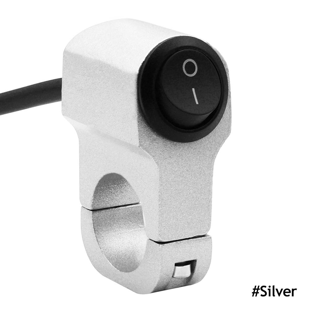 

7/8-дюймовый руль мотоцикла фара ВКЛ/ВЫКЛ кнопка света алюминиевый сплав водонепроницаемый противотуманный прожектор переключатель для скутера ATV