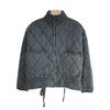 Damejakke Vinter Vintage Løs Lommer Bomuldspolstret Frakke Mode Efterår Parkaer Dame Ydertøj Streetwear Afslappede Toppe