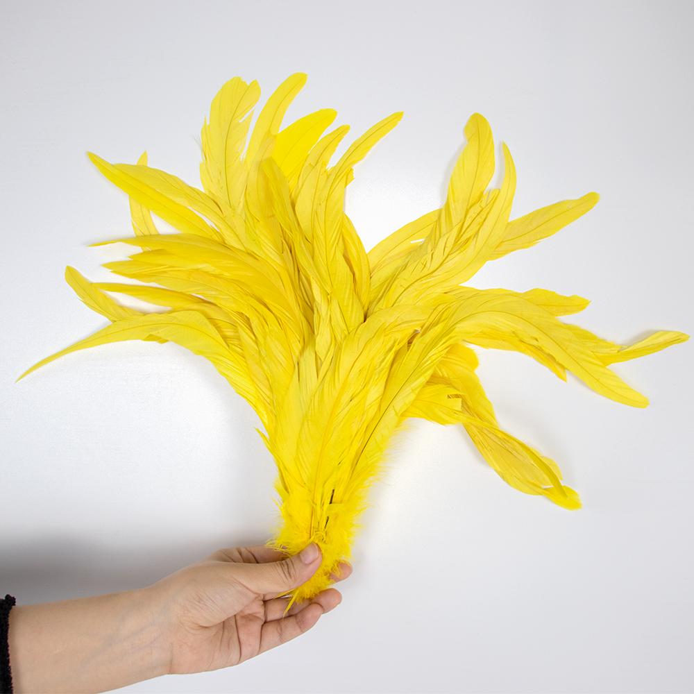 50/100 Stück 25-30cm Hahnenfeder Hochzeitsbasteln DIY Naturfeder Handarbeit Party Feder Karneval Kopfschmuck Dekoration