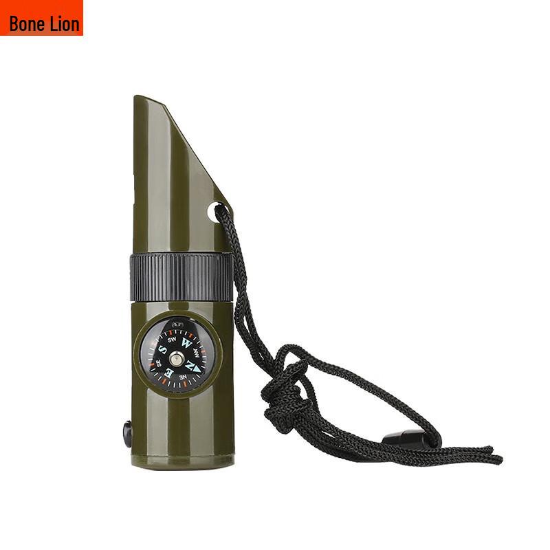 Bone Lion Outdoor 7-in-1 Survival Whistle