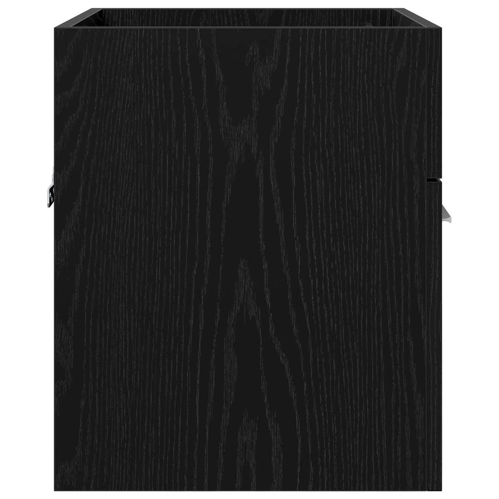 Black Oak Effect Bathroom Vanity Unit 41 x 38.5 x 46 cm