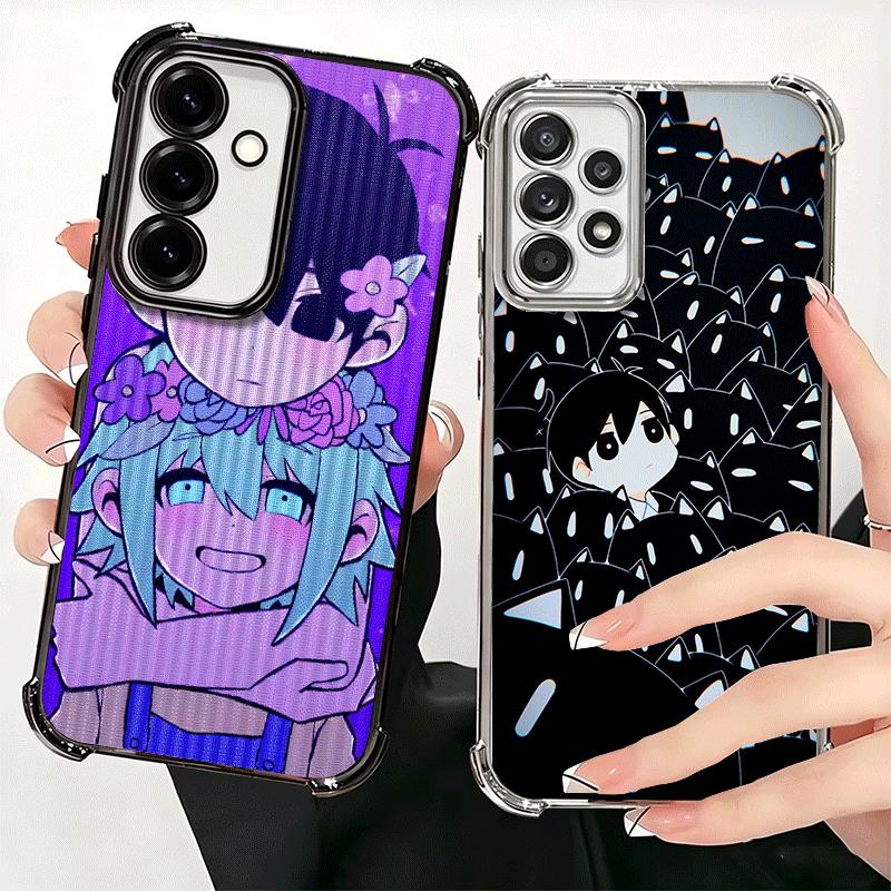 O-Omori Cartoon Game Soft Phone Case For Samsung A17 A27 A07 A37 A57 A16 A56 A15 A55 A14 A54 A13 A53 A26 A36 A25 A35 A24 A34 A23